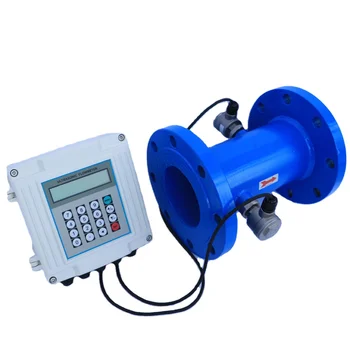 Customizable Ultrasonic Flowmeter for Measuring Liquid Flow Rate in Pipelines for Water and Oil Mediums