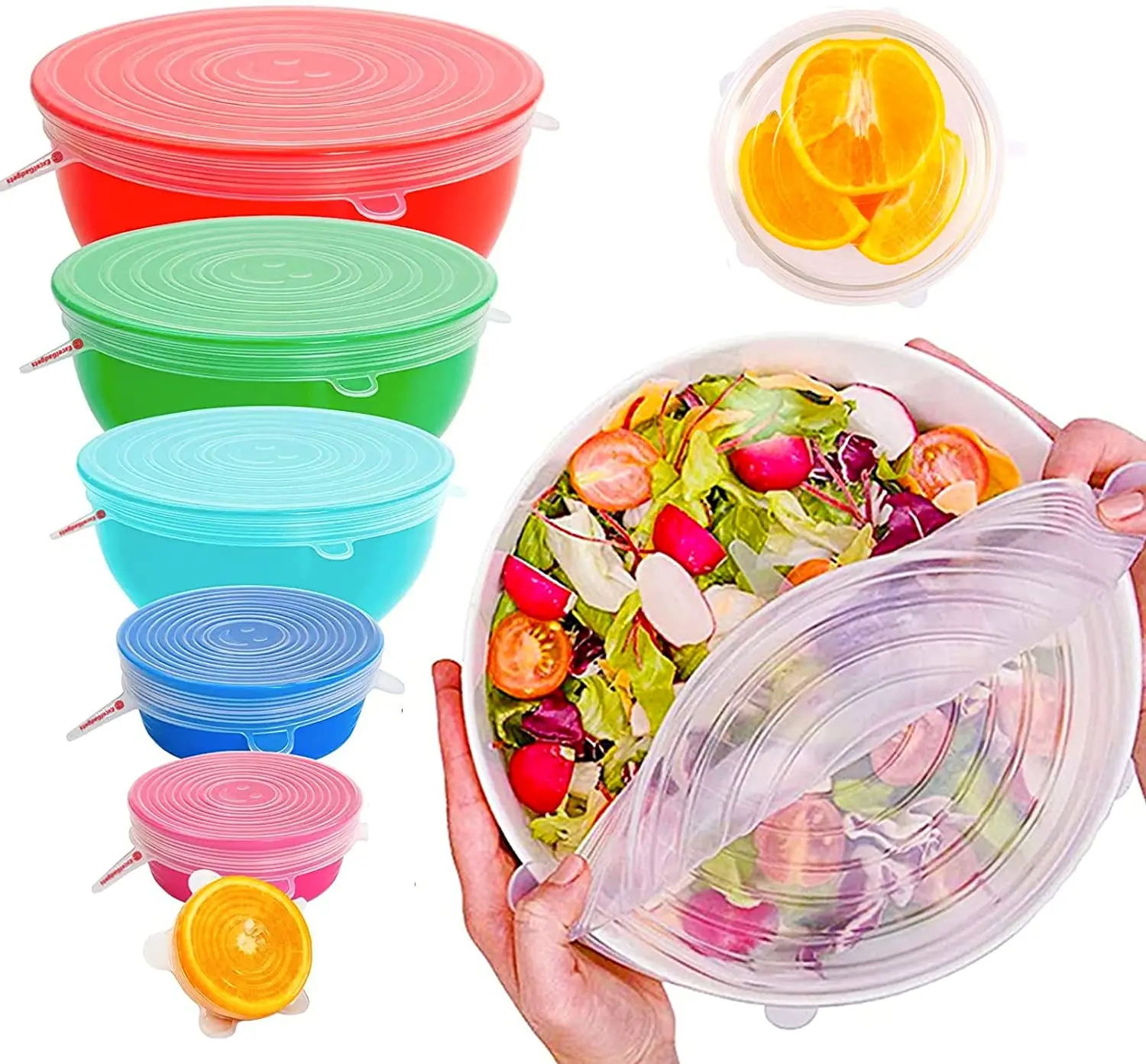 reusable durable food storage covers for