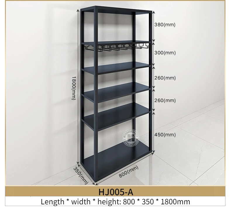 Custom Wine Rack Liquor Store Display Stand Wall Mounted Wine Rack Wine