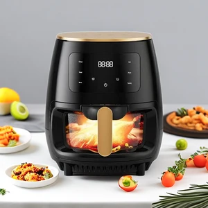 Electric 6L Digital air Fryer with 10 Presents for Home Use