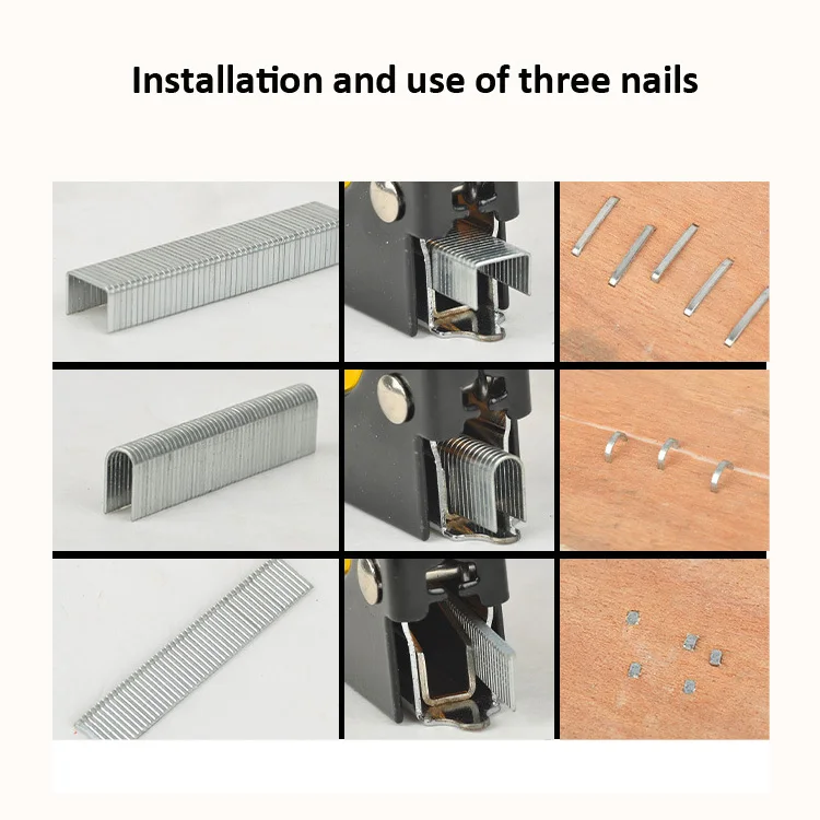 Manual Framing Nail Gun 3 In 1 Multifunction Heavyduty Hand Nailer