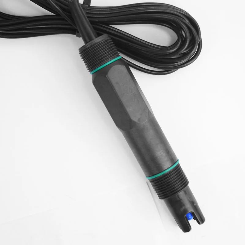 Online PH Sensor Probe Waterproof Submersible PH Electrode Continuous Monitoring PT100 PH Transmitter Detector