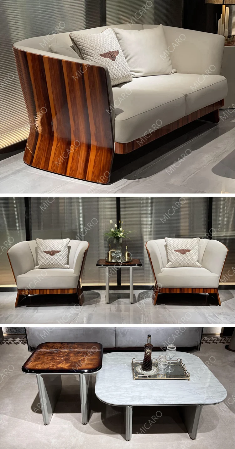 Royal Italian Design Modern Leather Sofa Set For Living Room Furniture ...