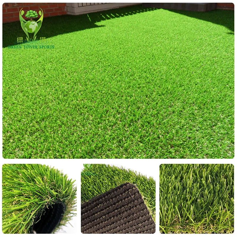 Custom Size 2025 New Design Cheap Natural Decorative Synthetic Grass for Garden and Landscaping Artificial Grass
