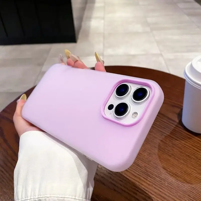 product anti fall tpu case for iphone 17 pro max soft jelly silicone phone cover in candy color with matte jelly back mobile phone cases-6