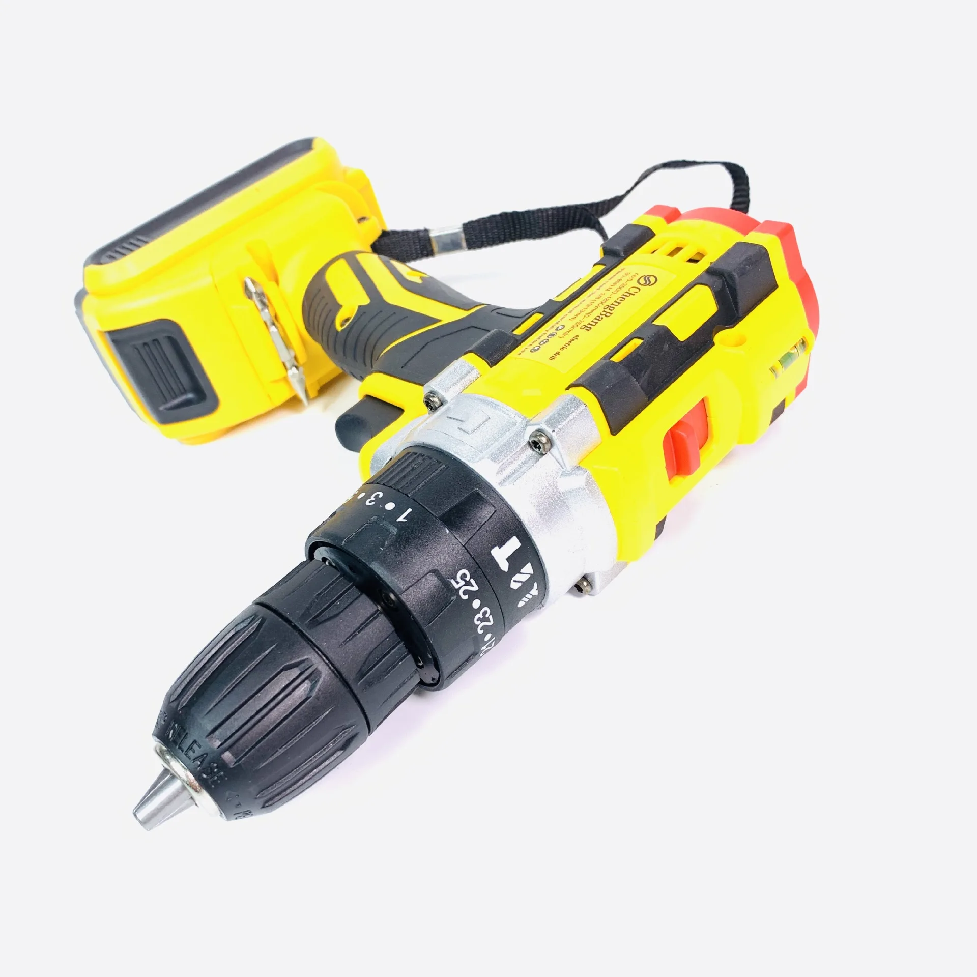 Yellow 10mm Rechargeable Cordless Drill Set & Screwdriver, Odm