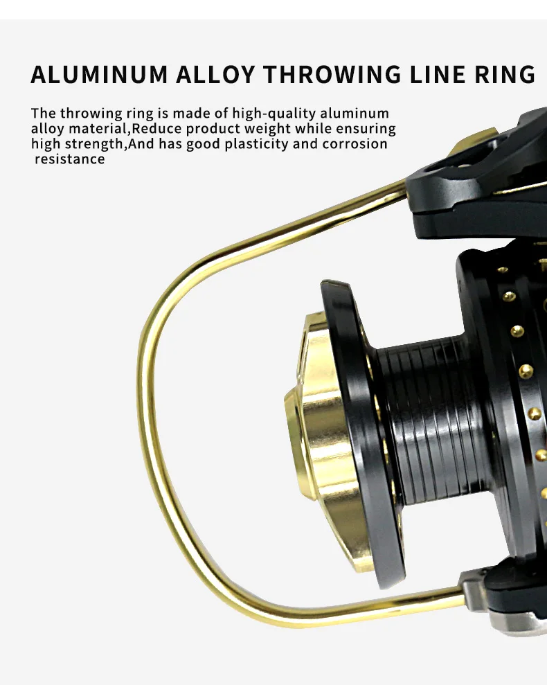 500010000 Heavy Duty Best Deep Sea All Metal Spinning Reel Boat