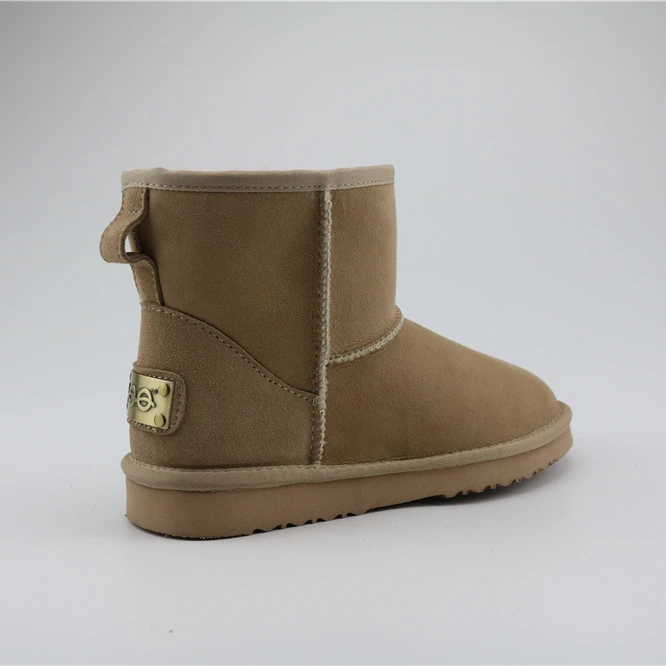 
Двухсторонние женские зимние сапоги из овечьей кожи с подкладкой из натуральной шерсти 