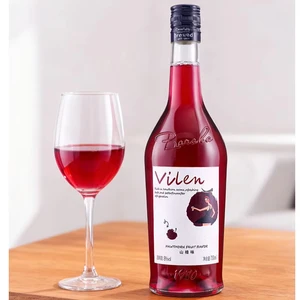 Wholesale 8% Alcohol Fruity Hawthorn Flavor 700ml Soju Liqueur Wine Bottles Drinking Factory Direct Supply B2B