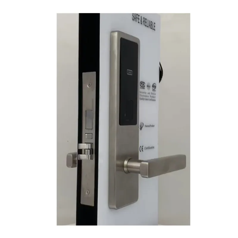 Stainless Steel Electric RFID Card System Door Lock for Hotel Accessory