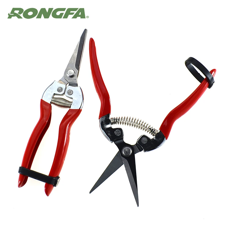 Garden Pruning Shears Gardening Scissors Tools for Bushes, Roses, and Fruit Trees Stainless Steel Pruner Garden Branch Scissors