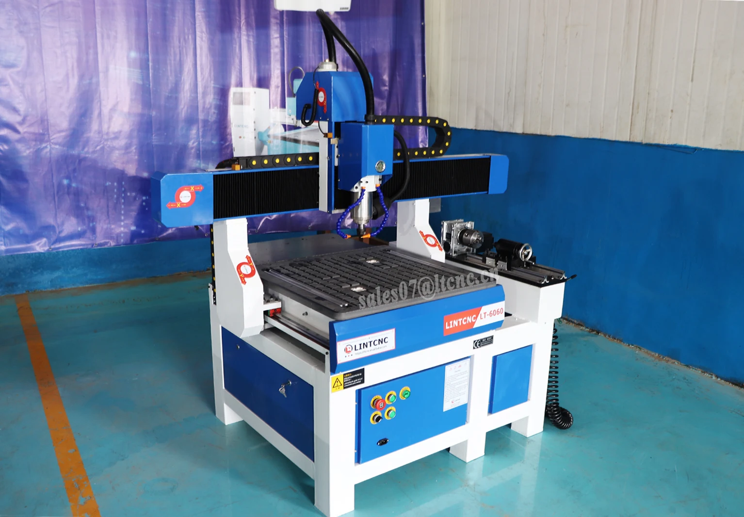 4 Axis Mould Making 6060 6090 Wood Metal Acrylic Mdf Cutting for Aluminum Copper Metal Mini CNC Router Machine Price