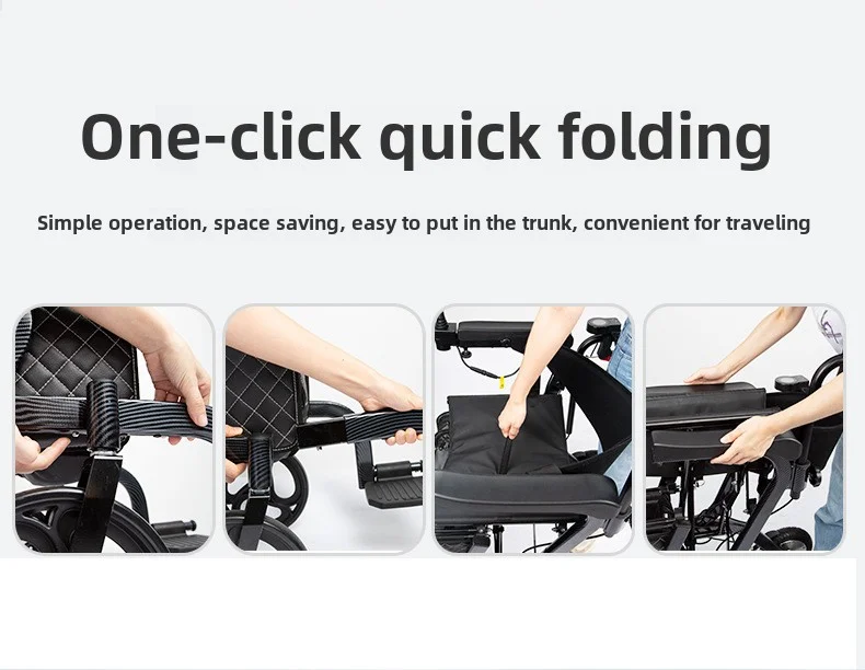 product 5 in 1 electric rollator walker wheelchair for elderly 120kg senior chair  mobility walker and shopping cart for adults-13