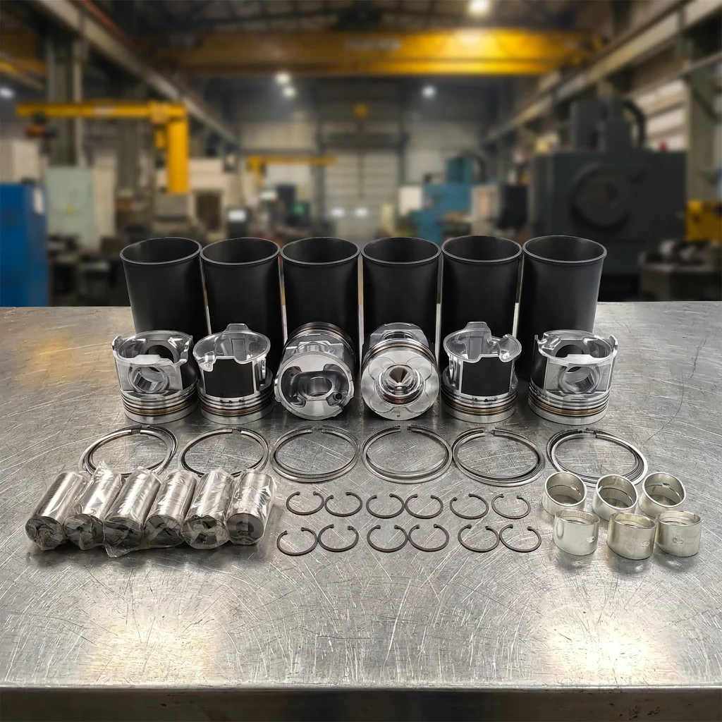 Heavy Duty 6WG1 Cylinder Liner Kit Engine Rebuilt Overhaul Kit for Isuzu Hitachi ZX450 Excavator Parts - Gupta Tractor Spares Co.