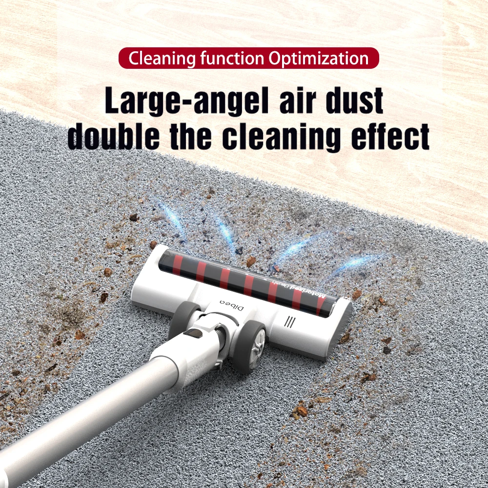 Dibea Fc20 Mop Cleaner Wireless Portable 200w Rechargeable Long