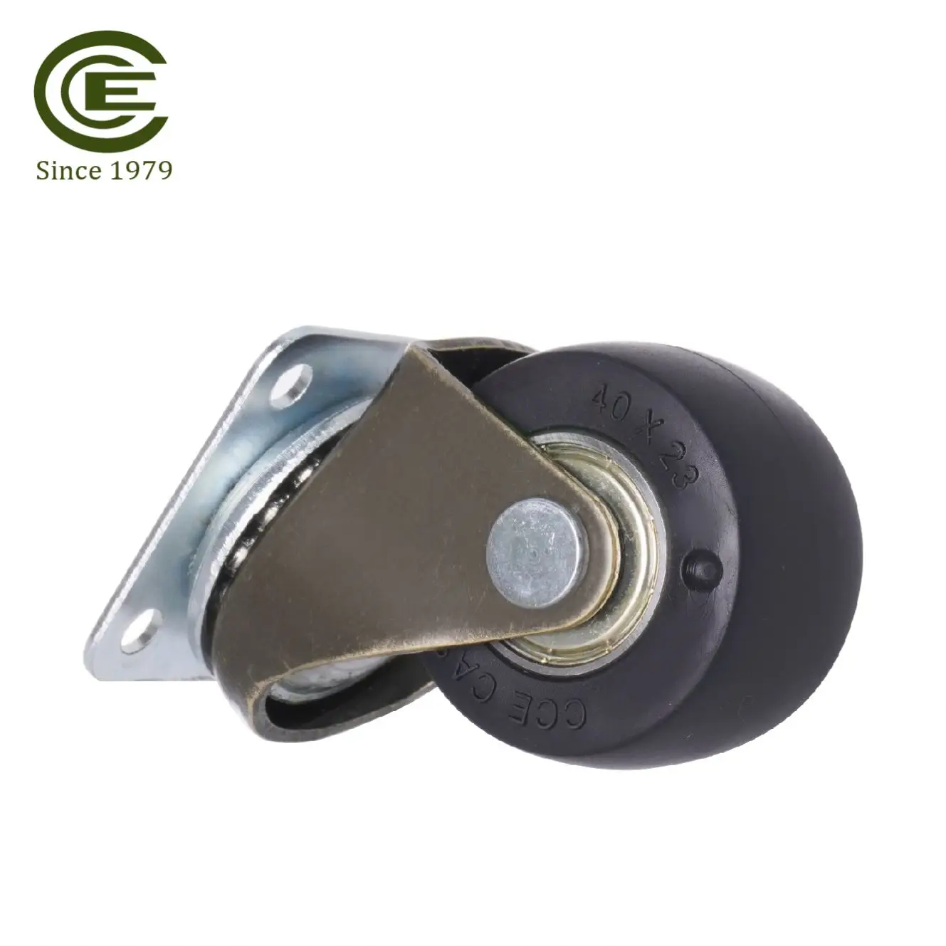 1.5 Inch Furniture Casters Swivel TPR Rubber Smooth Rolling Sofa Desk Wheels