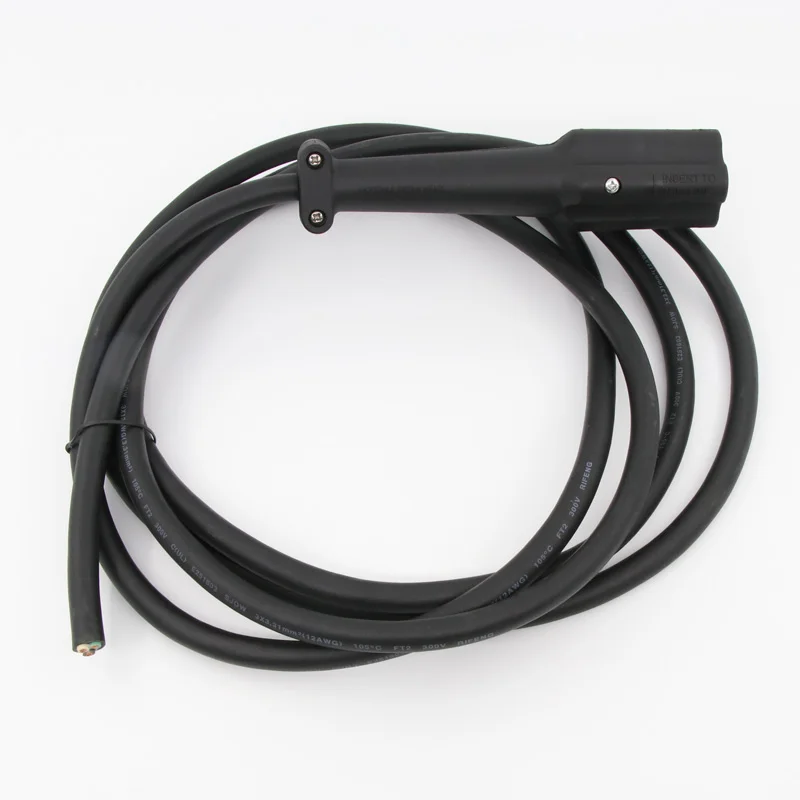 Electric Golf Cart 3 Pin Charger Connector Plug With Wire For Yamaha