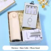 กระติกน้ำร้อน Thermos3 + สายดาต้า + ที่วางโทรศัพท์