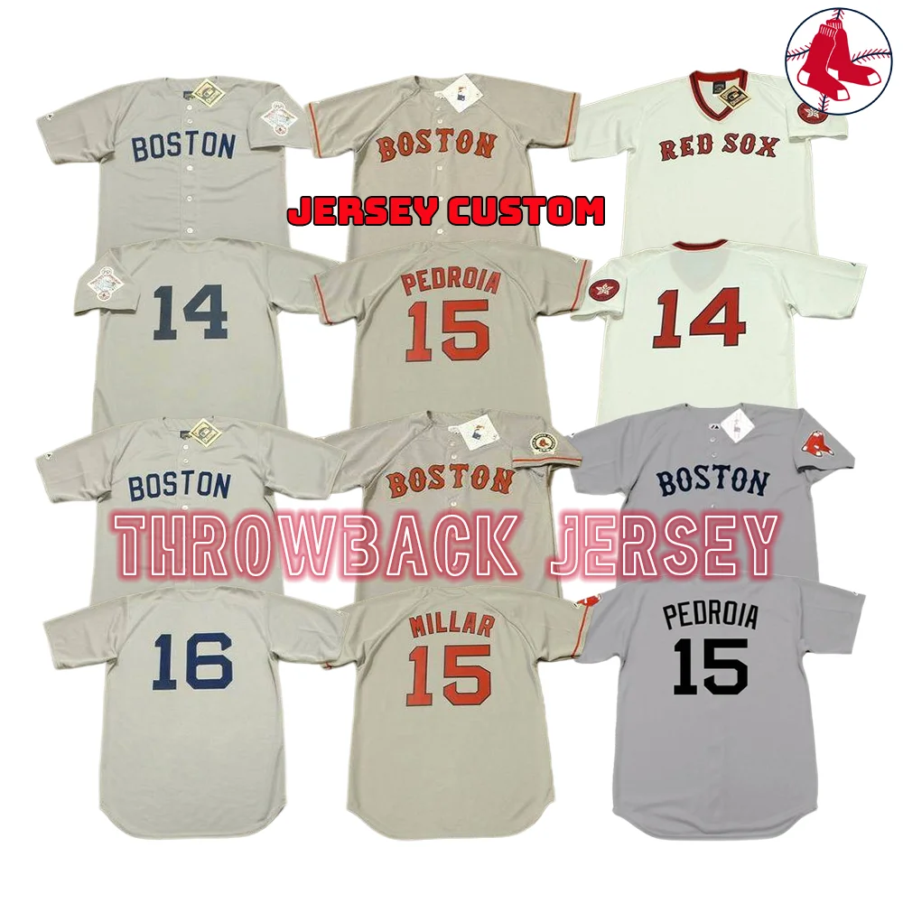 throwback red sox jersey