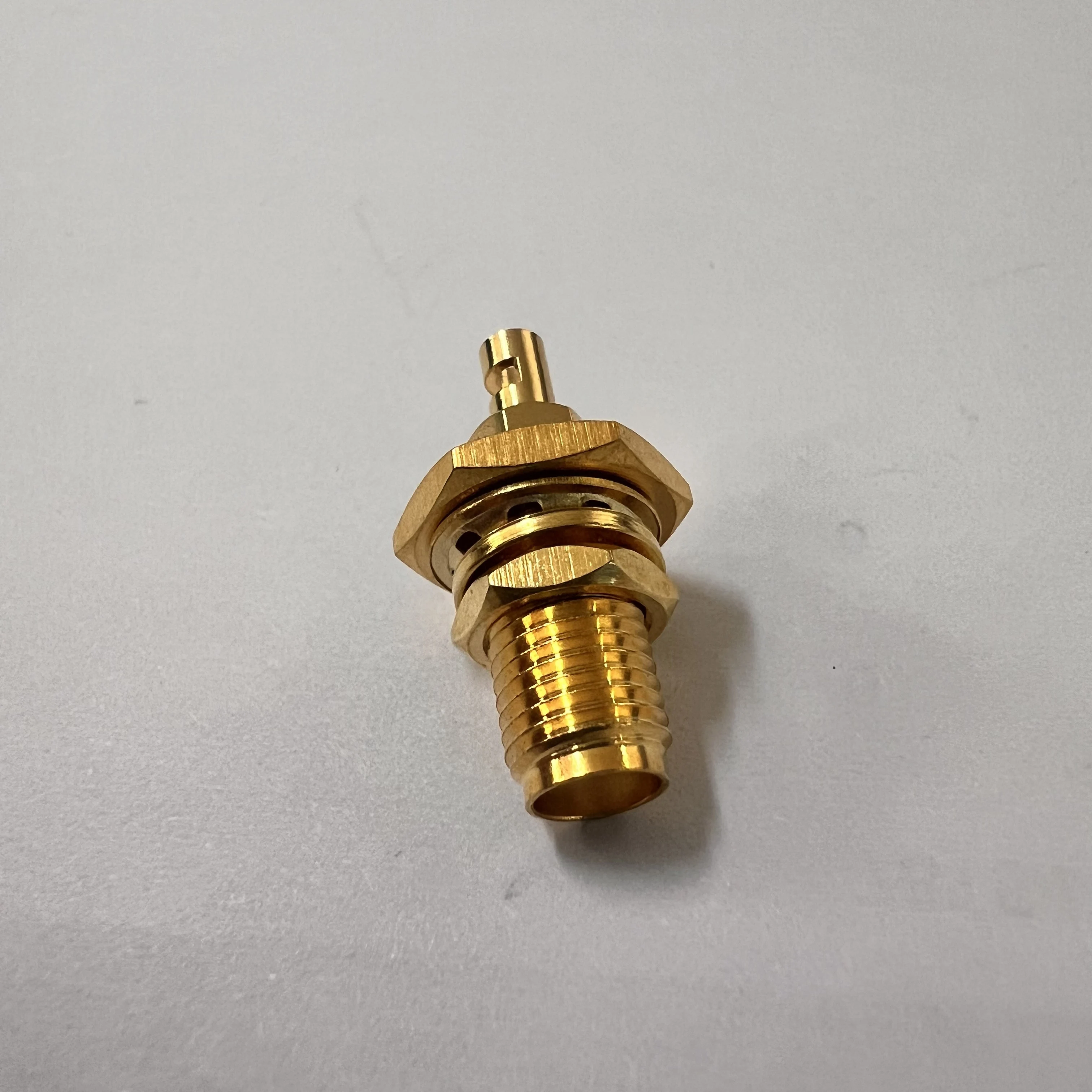 product accept custom design sma ky178 connector waterproof all brass female sma connector with thread-1