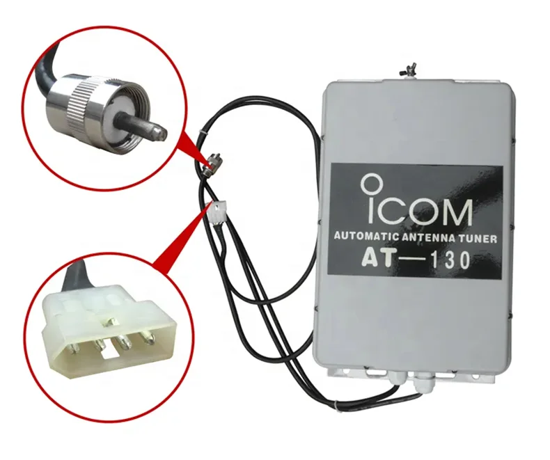 Icom At-130 150w Hf Antenna Tuner For Walkie Talkie & Ham Radio Odm