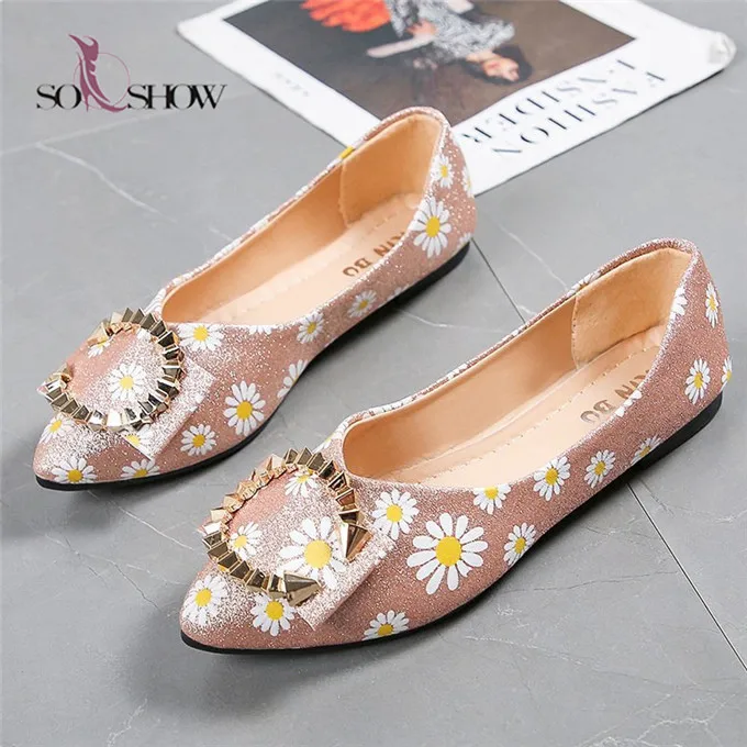 Venta Al Por Mayor,Hermosos Zapatos Planos Con Estampado De Flores,Zapatos  Cómodos De Último Diseño Para Mujer - Buy Zapatos Planos De Las Mujeres  Zapatos,Señora Zapatos De Confort,Impreso Zapatos De Mujer Zapatos Product