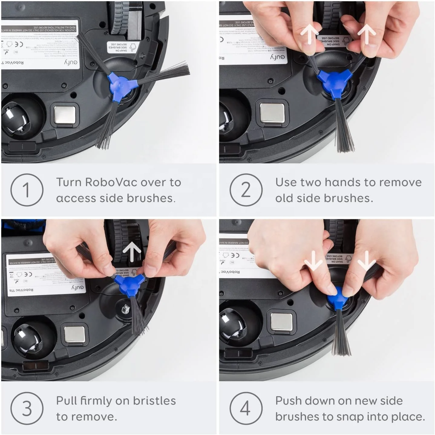 Боковая щетка для eufy Robovac 11S MAX G10 Hybrid G30 Edge Verge G20 запчасти робота-пылесоса
