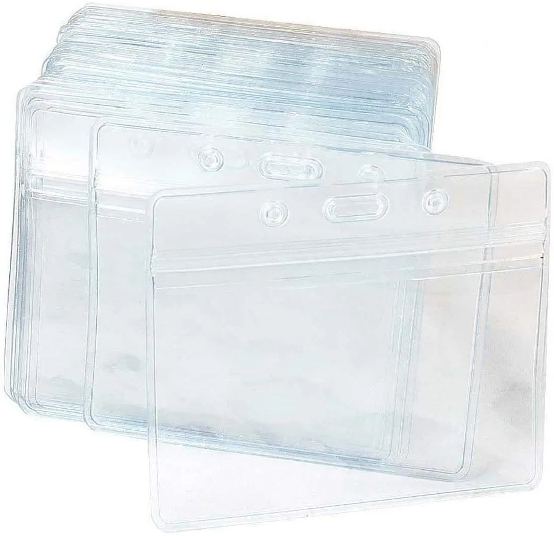 Waterproof Protector Cover Transparent Pvc Pop up ID Card Holder Wallet
