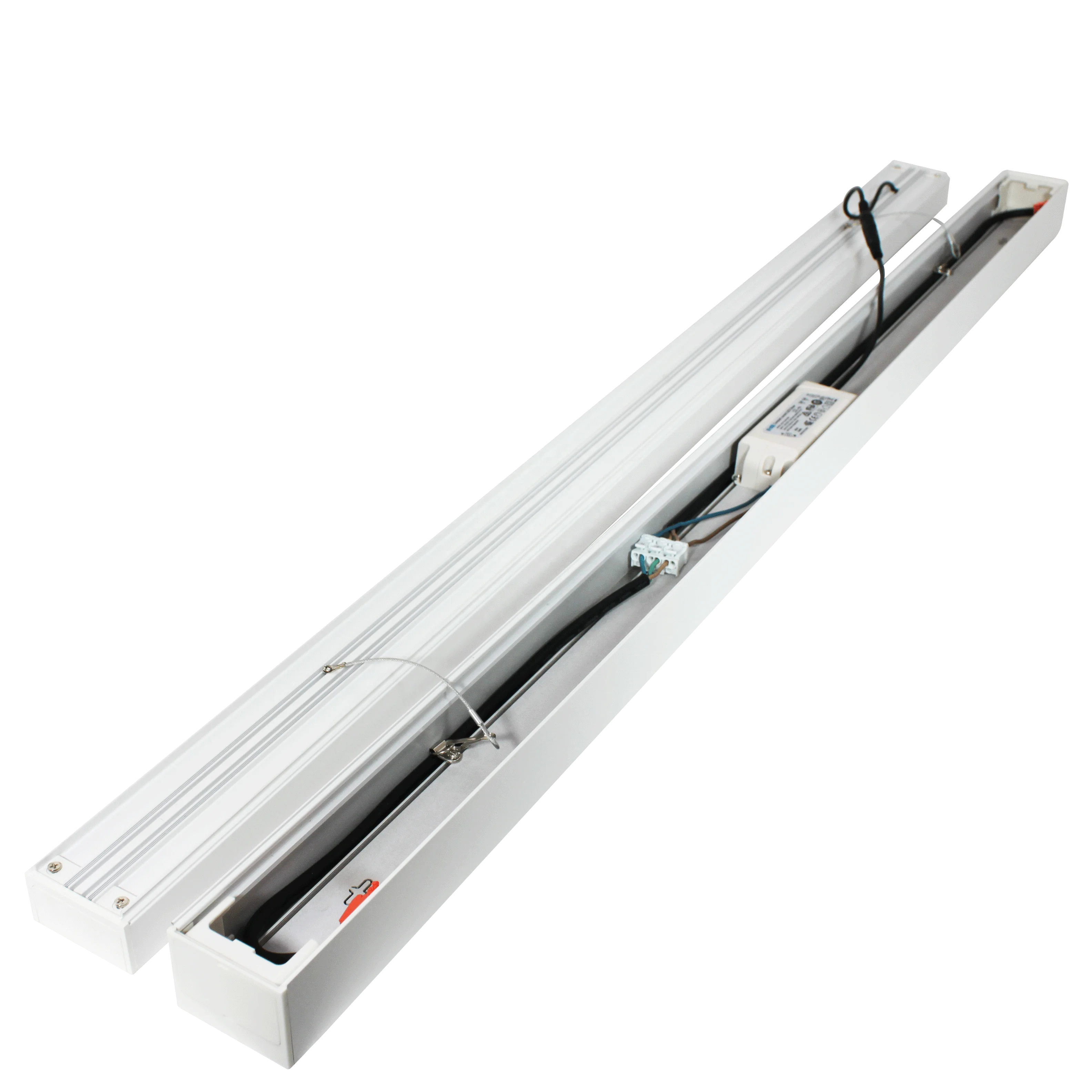 14w Direct 6w Indirect LED Linear Lighting Upper and Lower Housing of Linear Light Fixtures Seamless Linkable Linear Led Light