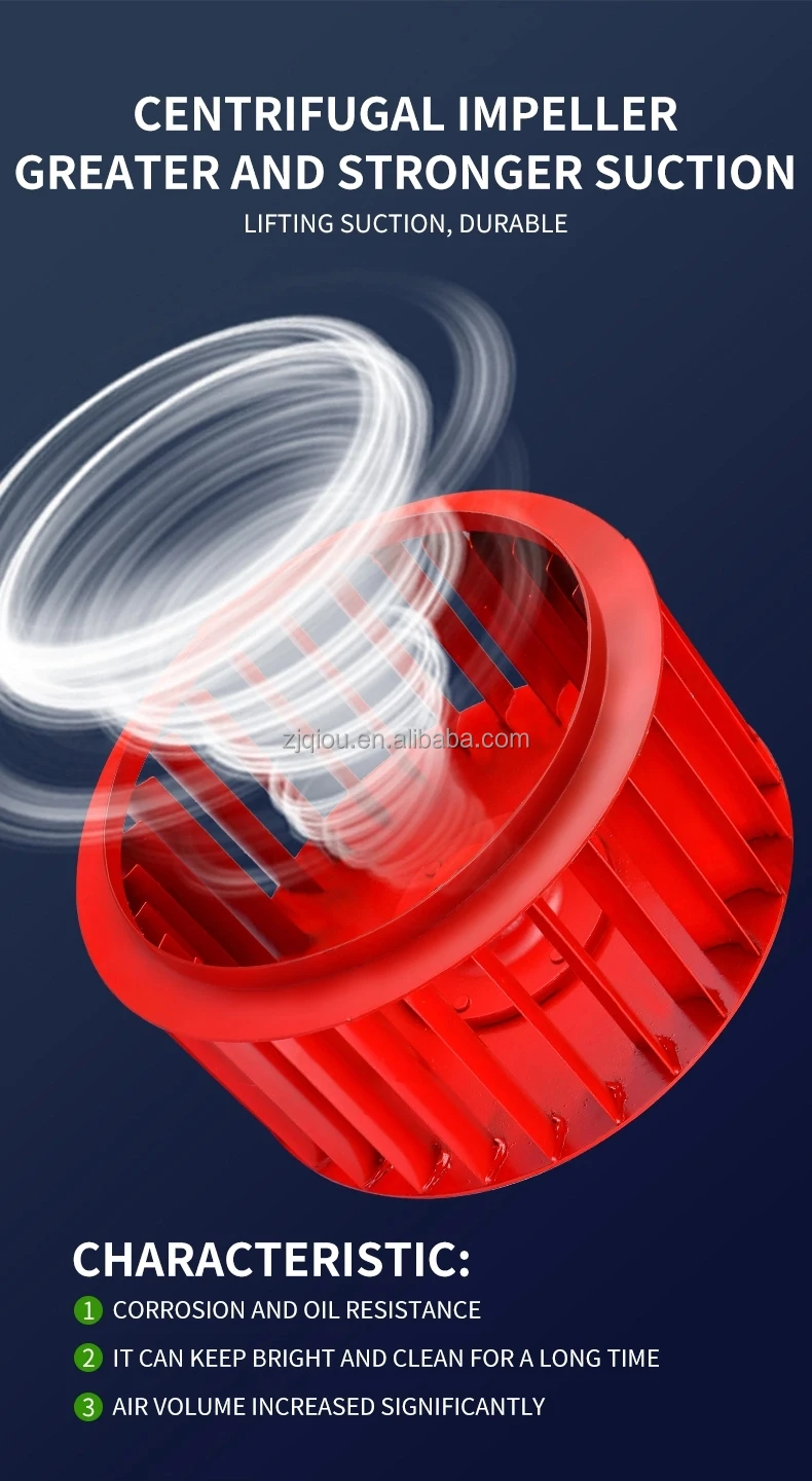 CF-11 Multi Wing Centrifugal Fan Kitchen Oil Smoke Exhaust Fans ...