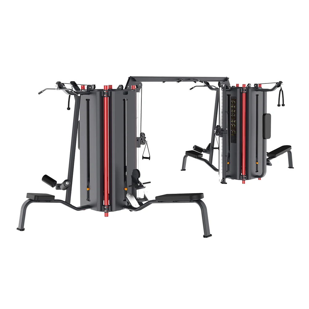 Commercial Multi Station Gym 8 Multi Function Station Fitness Equipment Sports Machine Commercial Use Power Tower