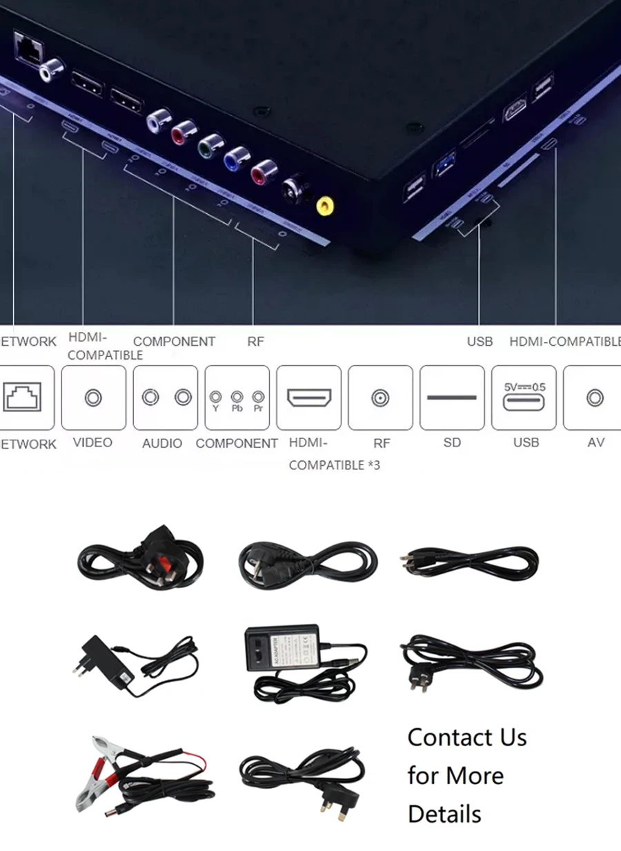 32 42 43 50 55 60 65 75 85inch Cheap  4K UHD 2160P LED LCD Android Smart TV