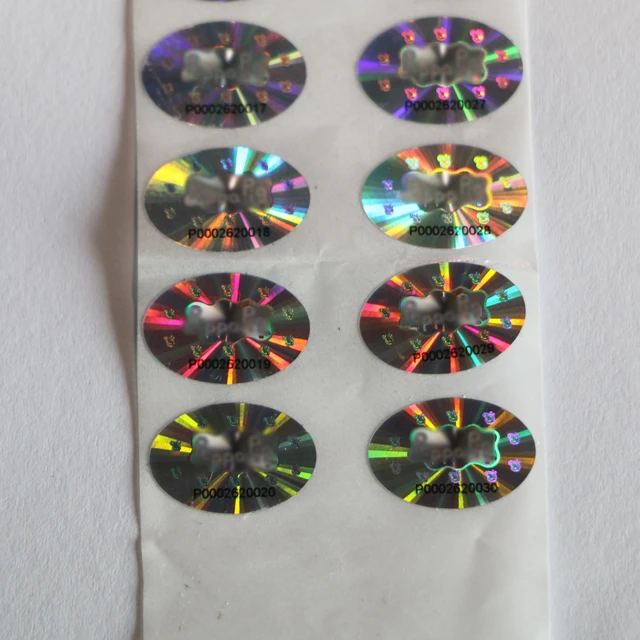 High Security Tamper Evident Seal Warranty Void Original Genuine Authentic Hologram Labels Stickers