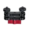 Support brackets on both sides (red)
