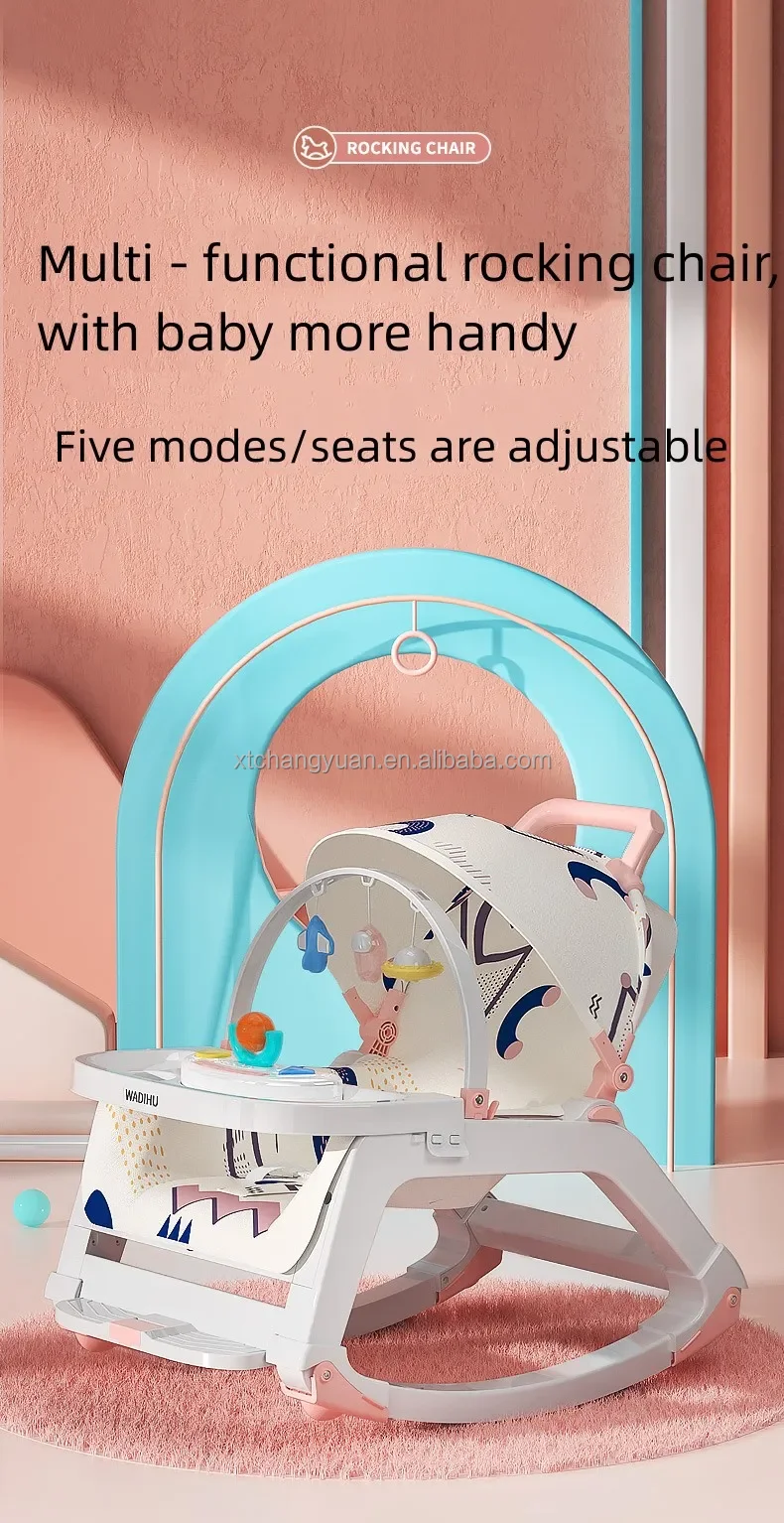 Multifunctional Baby Rocking Chair Children's Toys Baby Rocker Swing