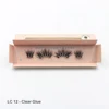 1 Pair - LC 12 - clear glue