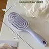 Peine en forma de macarrón - Morado