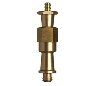Double Brass Stud 1/4-20 male to 3/8 male and Impact Stud for Super Clamp with 3/8"-16 Male Threads