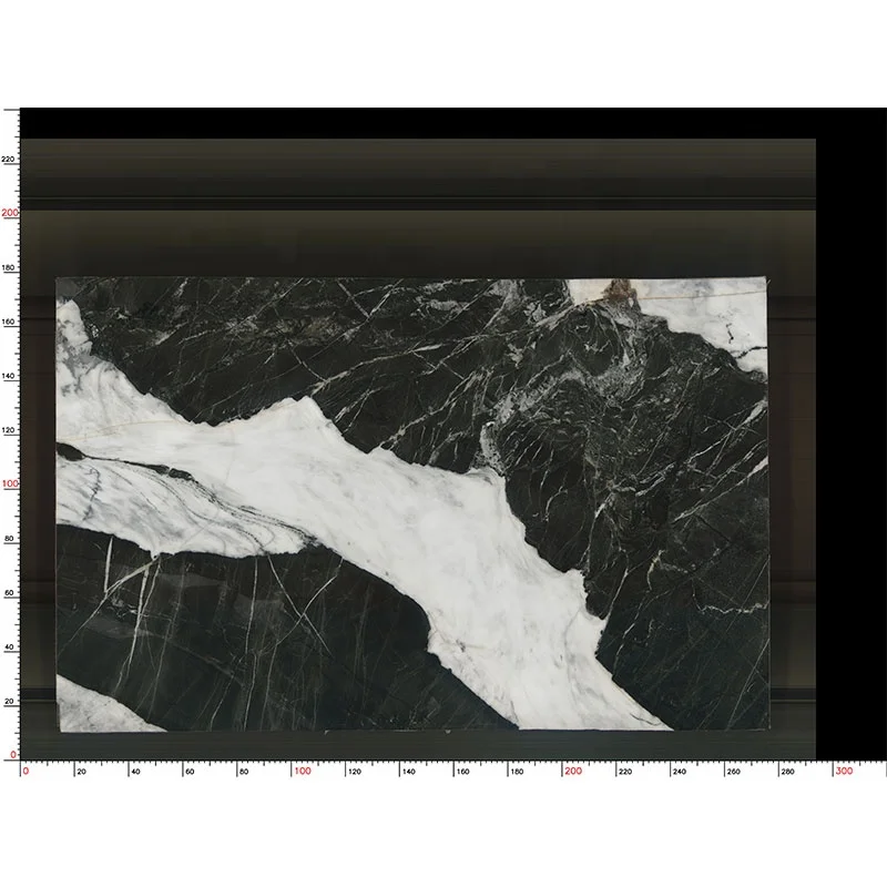 product natural calacatta black marble with white veins slab for hotel villa interior design wall flooring design-1