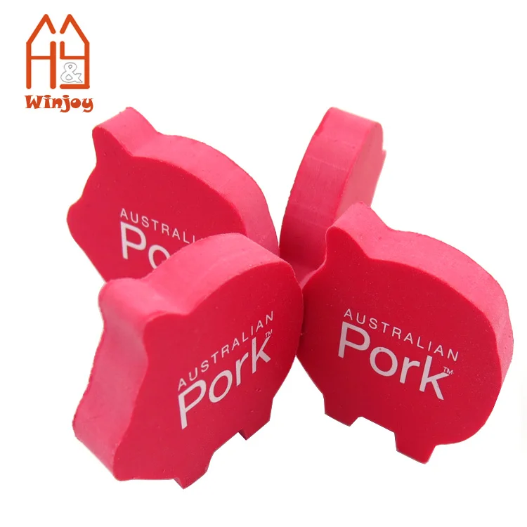 Ластик в форме животных ластики В Форме Свиньи/свинины с печатью логотипа на заказ ластик или резина оптом.