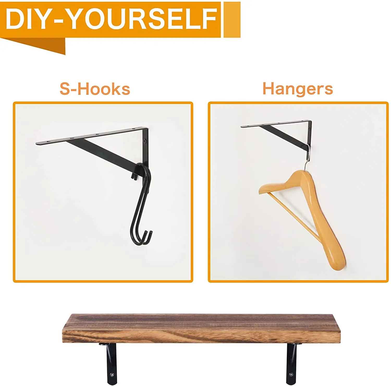 L Shape 150mm Book Shelf Bracket Floating Shelves Brackets Corner Brace Shelf Support Bracket