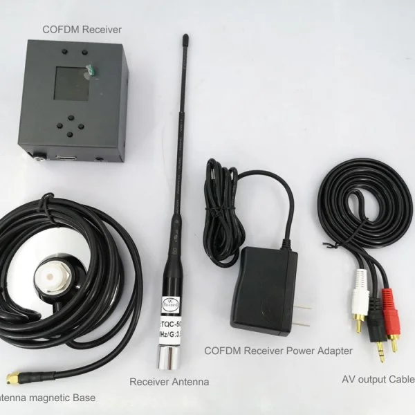 COFDM video transmitter-receiver AV  Wireless 10km-15km-30km long-range cheaper and longer COFDM-912T