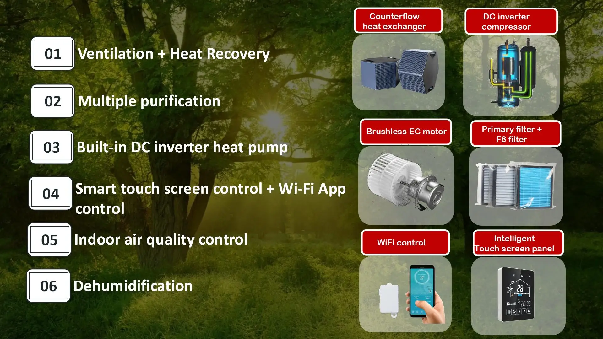 A closer look at Luxury Flats With Heat Recovery Ventilation System