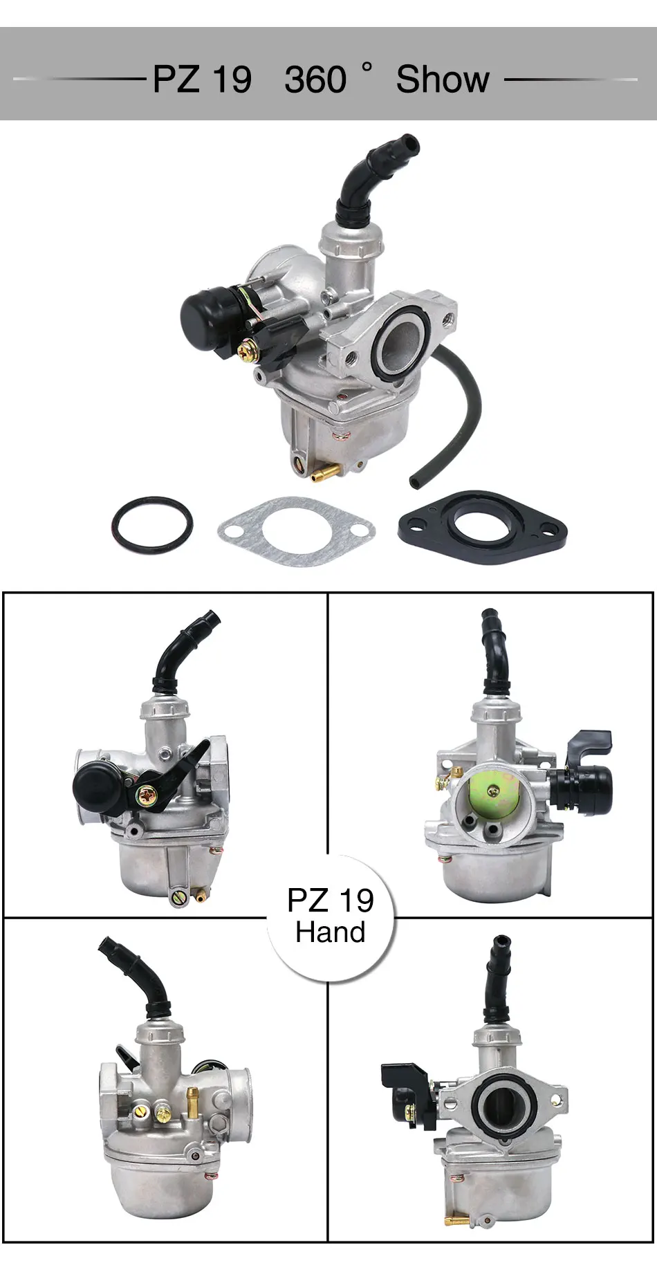 Carburateur PZ27 avec Pompe (MH125) - Motorrecambio - Sumco Trading, S.L.