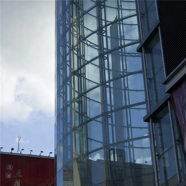 Spider Claws Point Supporting Glass Curtain Wall Building Facade Metal Structure Construction Glass Curtain Wall
