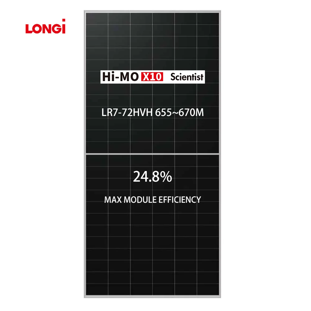Longi Hi-MO X10 Scientist 495W-505W Solar Panels with BC Cell