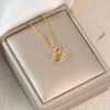 Collana con Pendente Placcato Oro 2