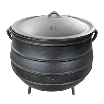 Wholesale hot sale cast iron potjie pot cast iron cauldron factory