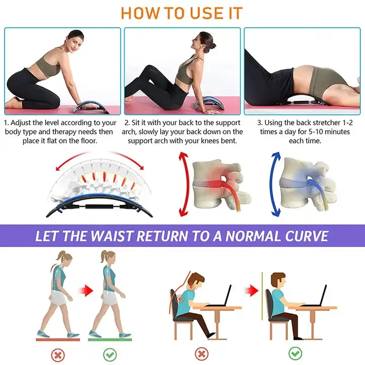 Wholesale Multi Level Waist Pain Relief Waist Back Massager Cracker