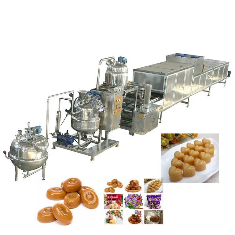 Full Automatic Soft Candy Making Machines Caramel Toffee Candy Depositing Production Line with CE Certificate